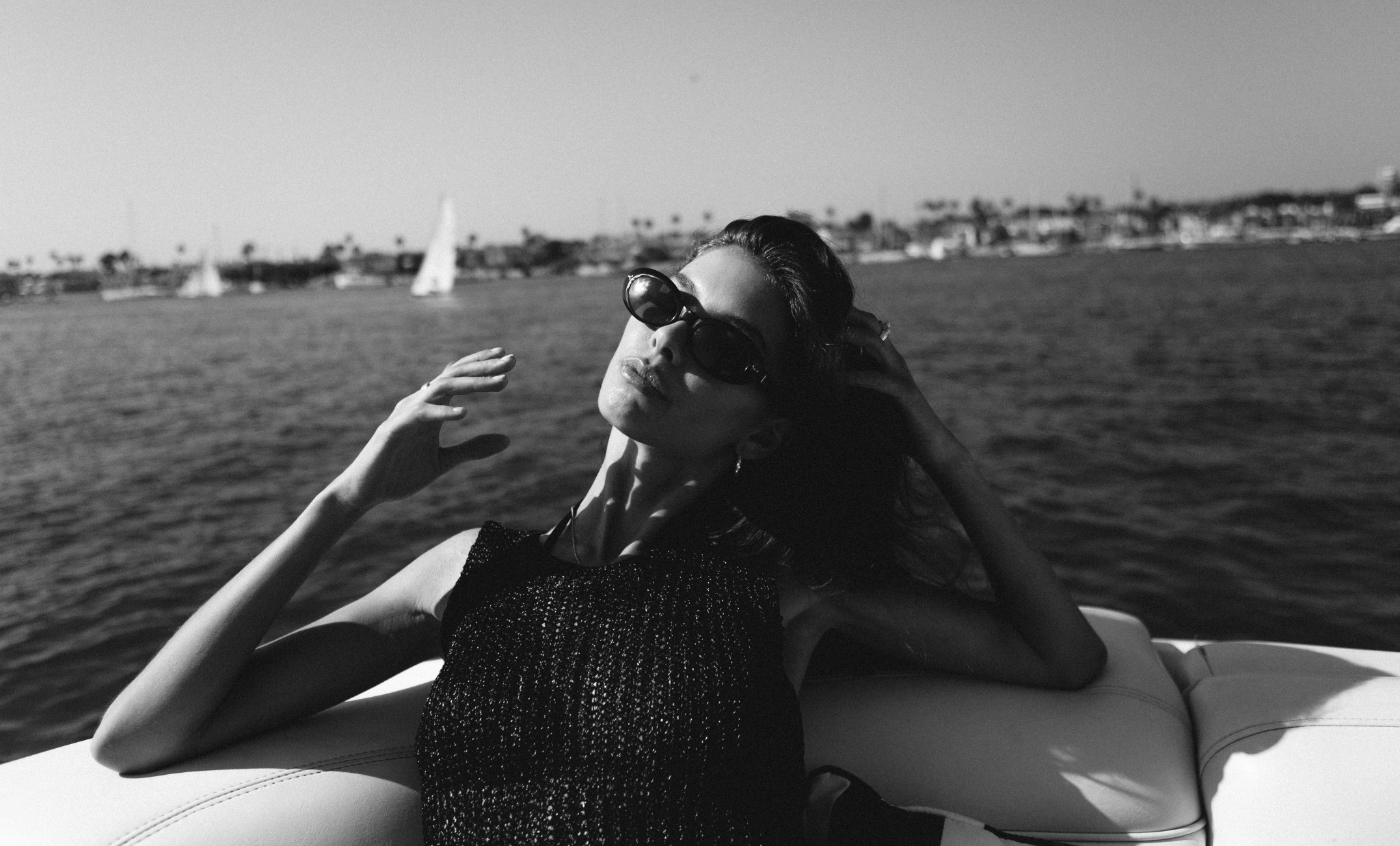 CHANEL independent campaign concept, intimate yacht portrait
